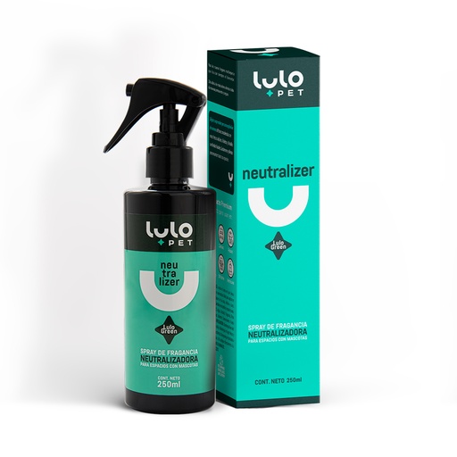 [LULO-001] LULOPET NEUTRALIZER GREEN - SPRAY DE FRAGANCIA NEUTRALIZADORA MASCOTAS 250ML