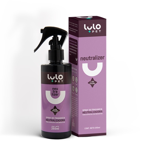[LULO-002] LULOPET NEUTRALIZER PURPLE - SPRAY DE FRAGANCIA NEUTRALIZADORA MASCOTAS 250ML