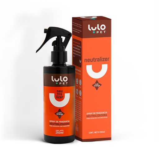 [LULO-003] LULOPET NEUTRALIZER ORANGE - SPRAY DE FRAGANCIA NEUTRALIZADORA MASCOTAS 250ML
